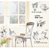 Cute Anime Cats Wall Sticker